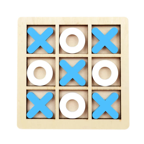 Wooden Tic Tac Toe Puzzle Game