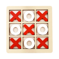Wooden Tic Tac Toe Puzzle Game