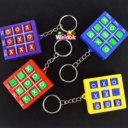 Tic-Tac-Toe Keychain Puzzle Game